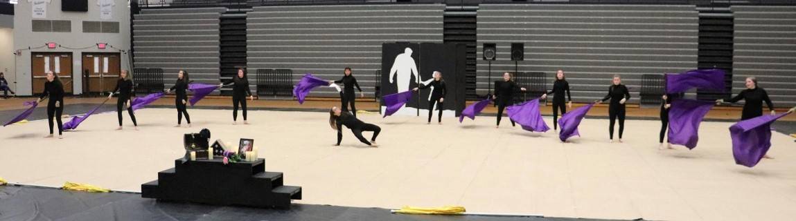 NWHS Winter Guard Competition in Brownsburg