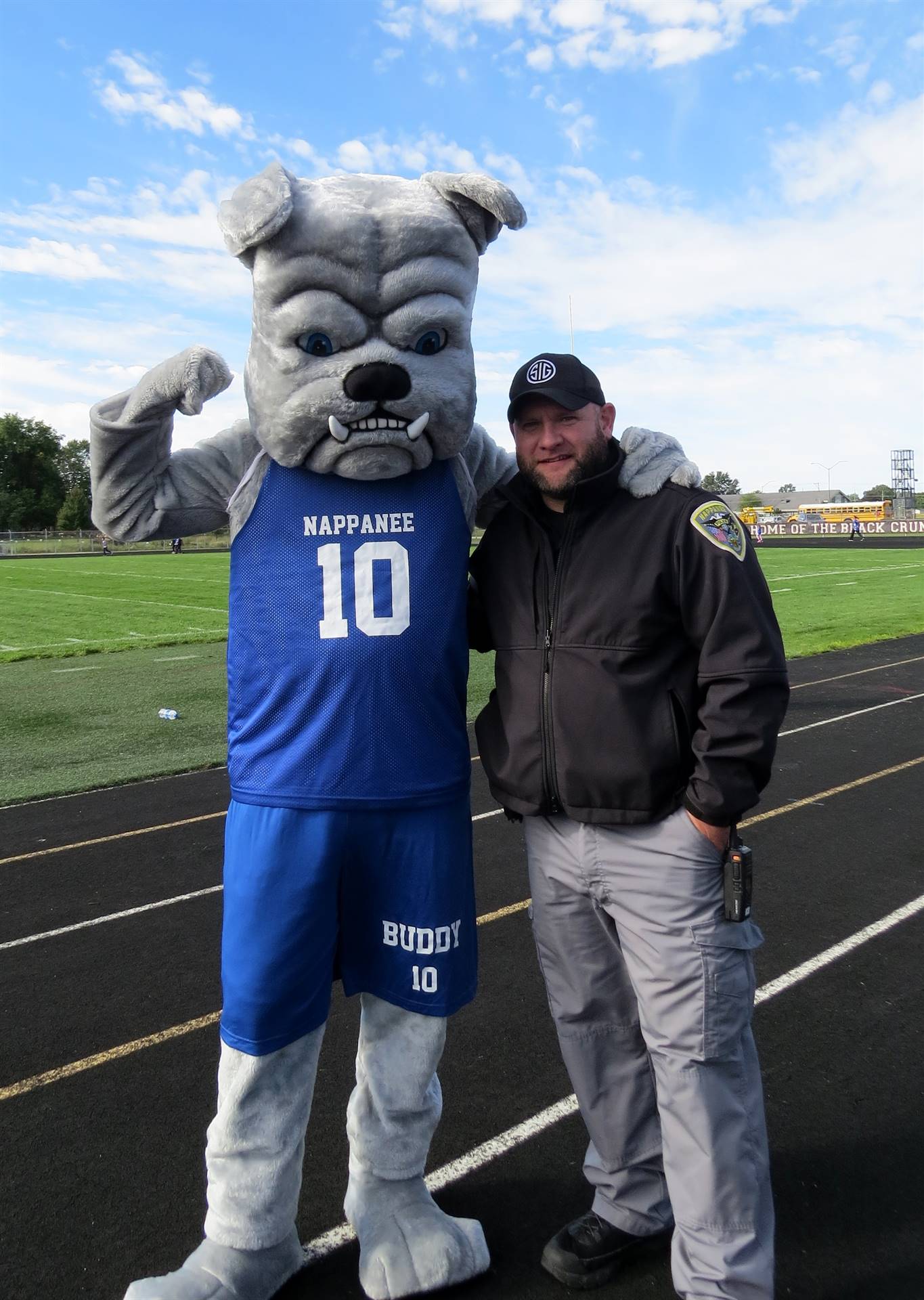 Buddy and Officer Hershberger