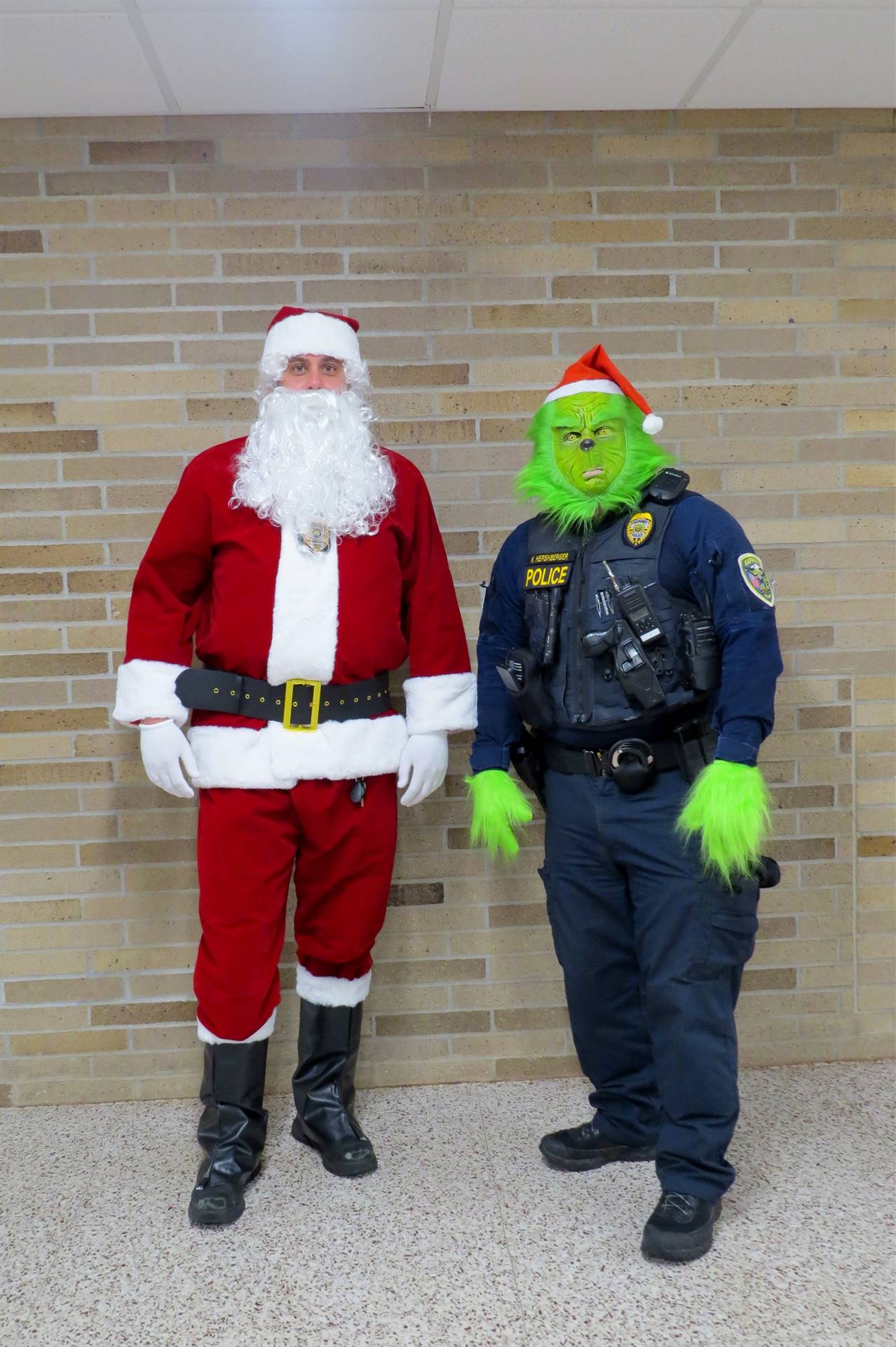 Santa and Grinch