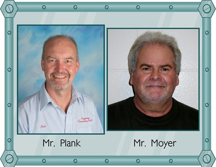 Pictures of Mr. Plank and Mr. Moyer